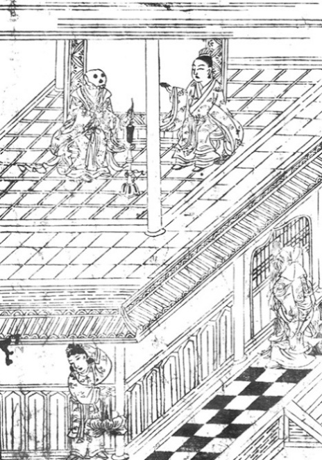 「女人、死後、男を棺の内へ引込みころす事」